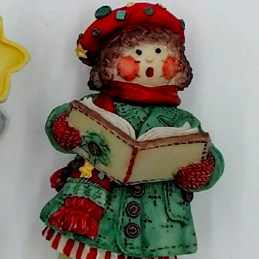 Cute as a button figurine